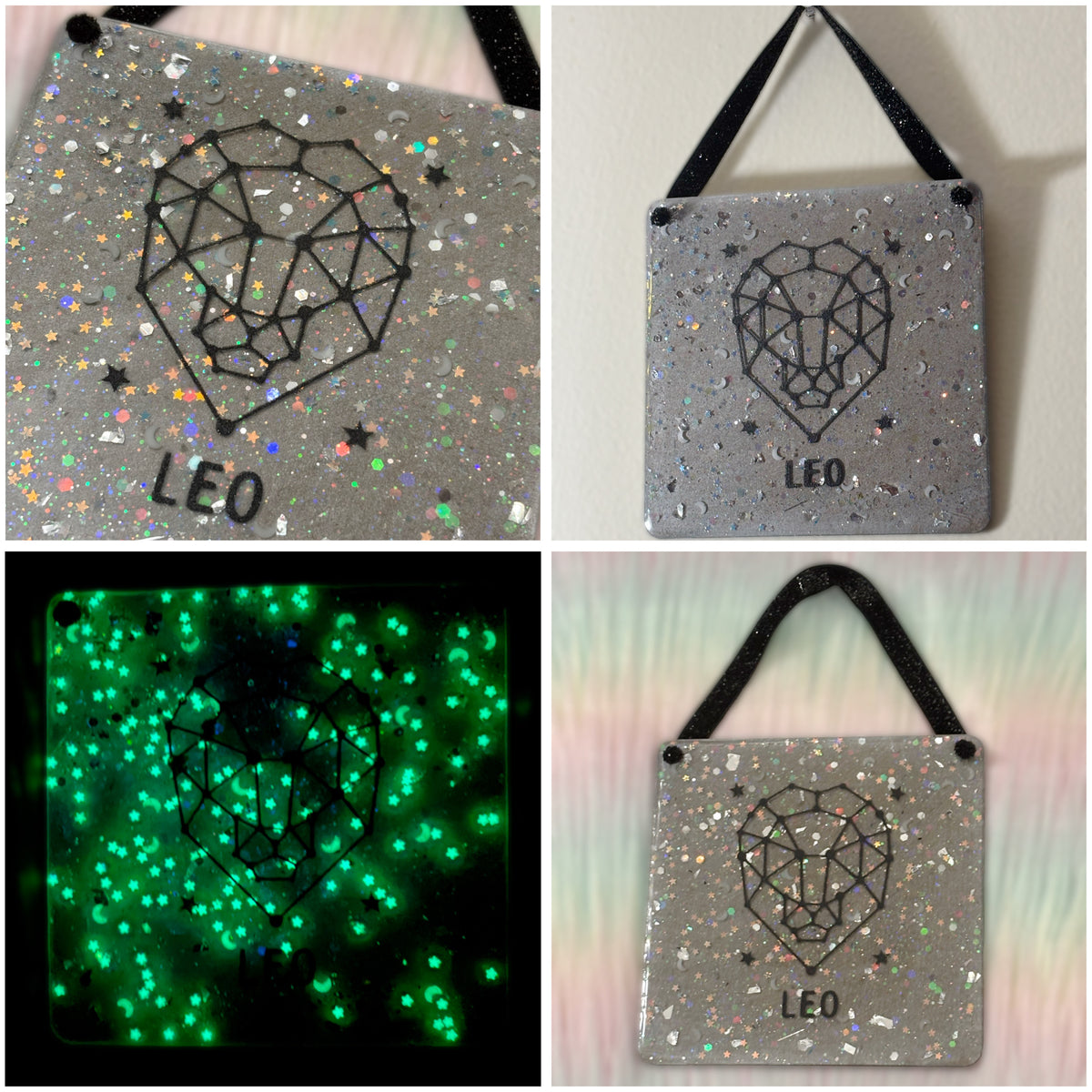 Custom Zodiac Sign Wall Decor-glow in the dark feature