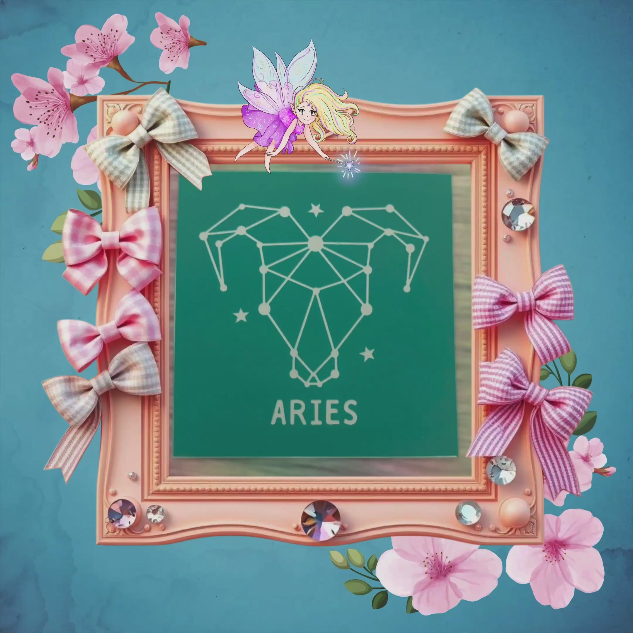 Custom Zodiac Sign Wall Decor-glow in the dark feature