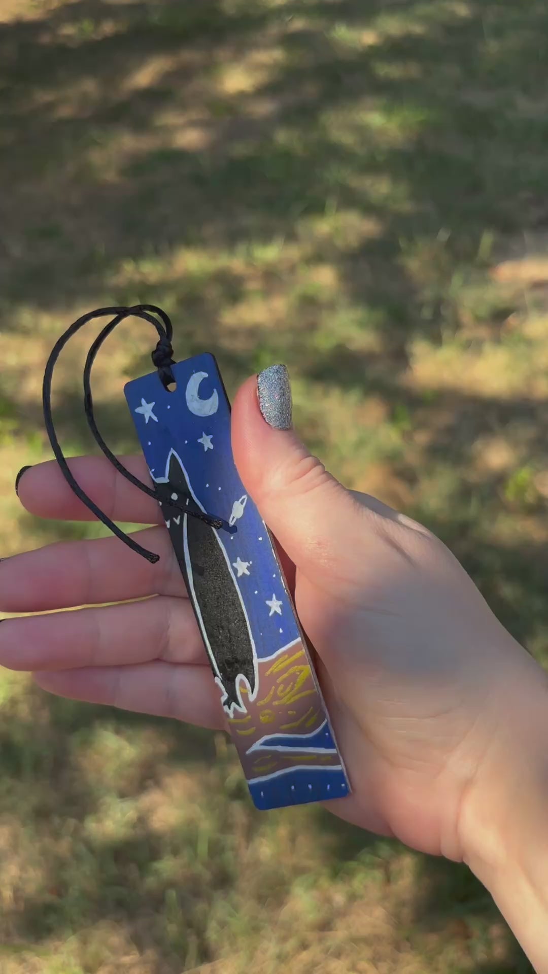 Double-sided Hand-painted Bookmarks